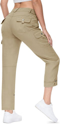 Women's Hiking Pants Convertible to 24in Capris - Quick Dry Roll Up