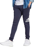 Adidas Men's Essentials Fleece Tapered Cuff Big Logo Pants - Cozy been
