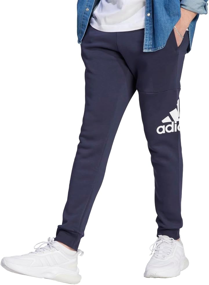 Adidas Men's Essentials Fleece Tapered Cuff Pants for Comfort