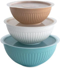 Prep and Serve Mixing Bowls Set, 6-Piece Earth-Tones - Durable Kitchen