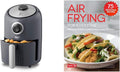 Dash Compact Air Fryer Oven Cooker + Recipe Book - Compact 2qt Air