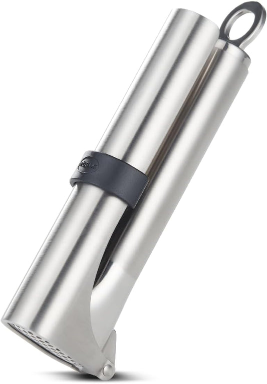 Rosle Stainless Steel Mincing Garlic Press for Effortless Cooking