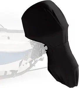 Full Outboard Motor Cover for 175-225 HP Engines, Black