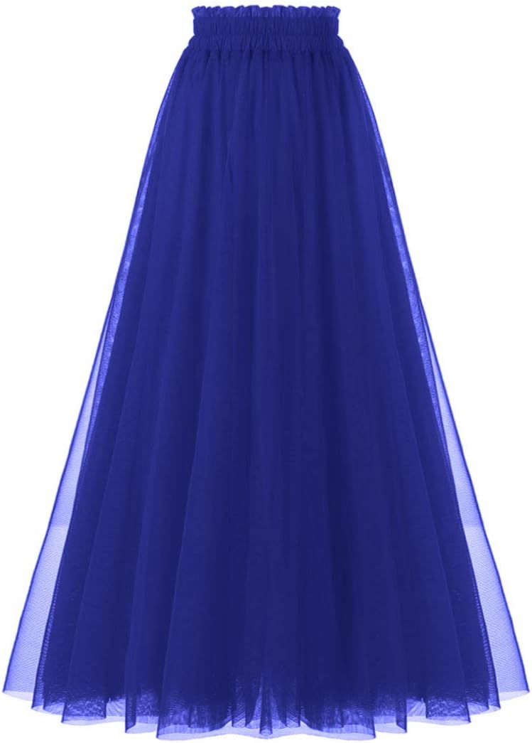OBBUE Women's A Line Tulle Party Evening Tutu Skirts Review