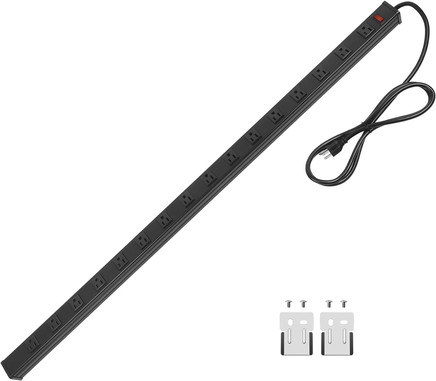 Heavy Duty Power Strip with 16 Outlets and 6FT Cord for Safety