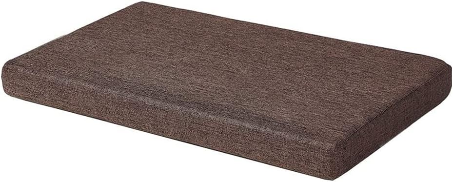 Bench Seat Memory Foam Chair Pads with Non-Slip Rubber Back