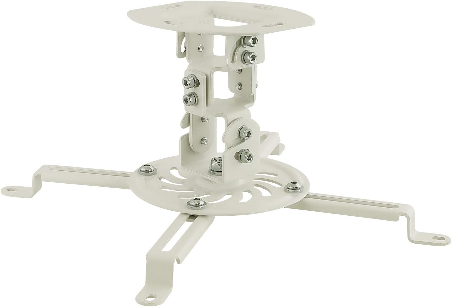 Mount-It! Low Profile Projector Ceiling Mount | 360 Rotation, 30 Degree Tilt | 30 lbs Capacity