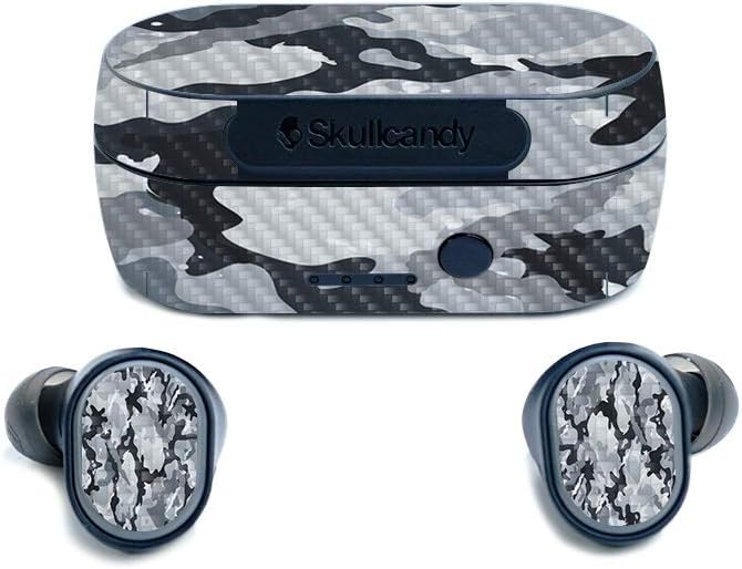 Protective Gray Camo Skin for Skullcandy Earbuds