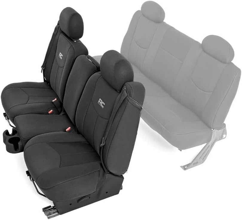 Rough Country Neoprene Front Seat Covers for Chevy Silverado
