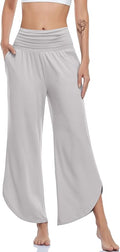 Wide Leg Yoga Pants High Waisted Comfy Dance Sweatpants - Loose Fit