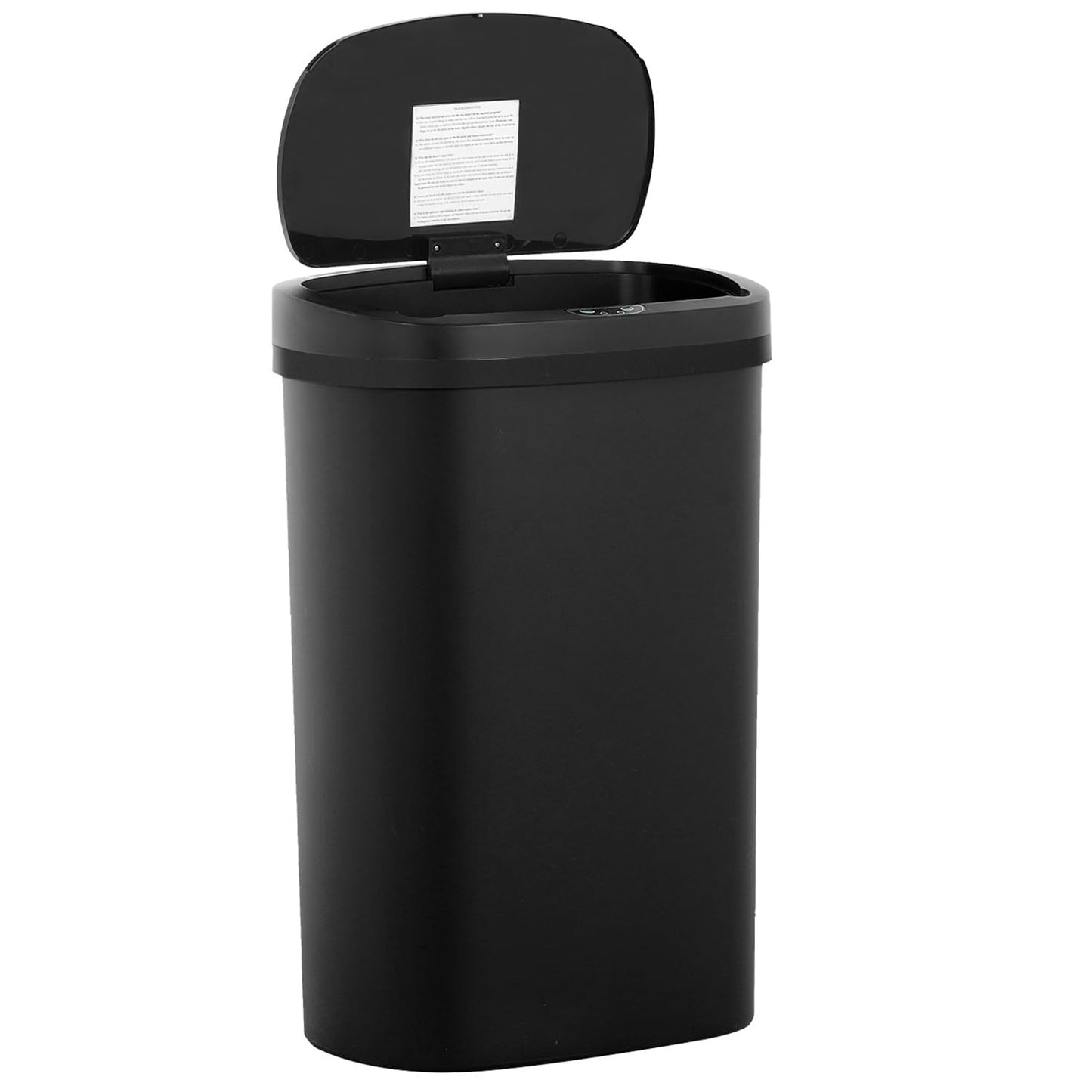 Automatic Touchless 13 Gallon Trash Can with Lid for Home