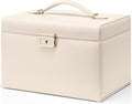 Vlando Velvet Jewelry Box for Women - Elegant Organizer