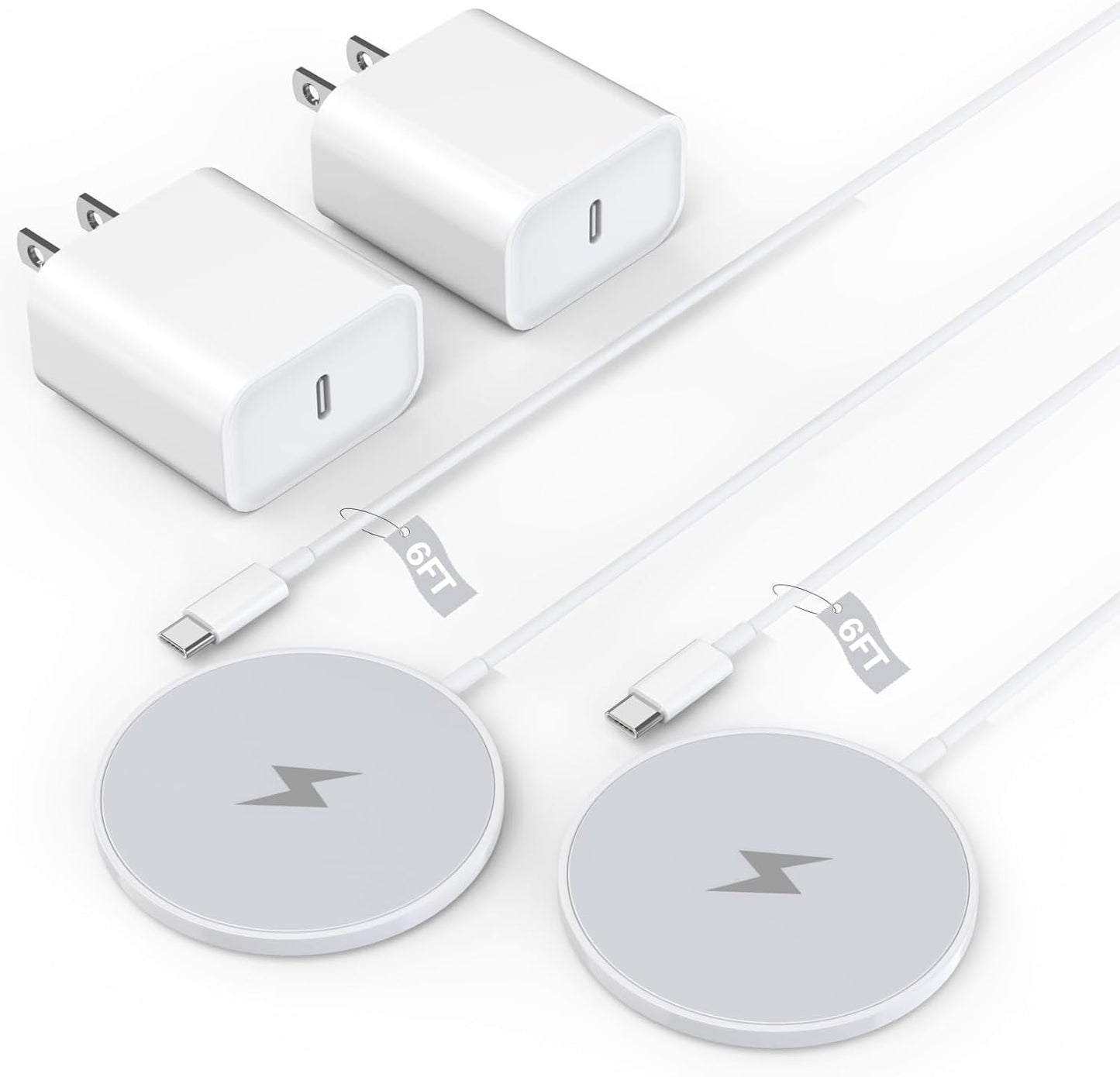 NUINNO Fast Magnetic Wireless Charger Duo