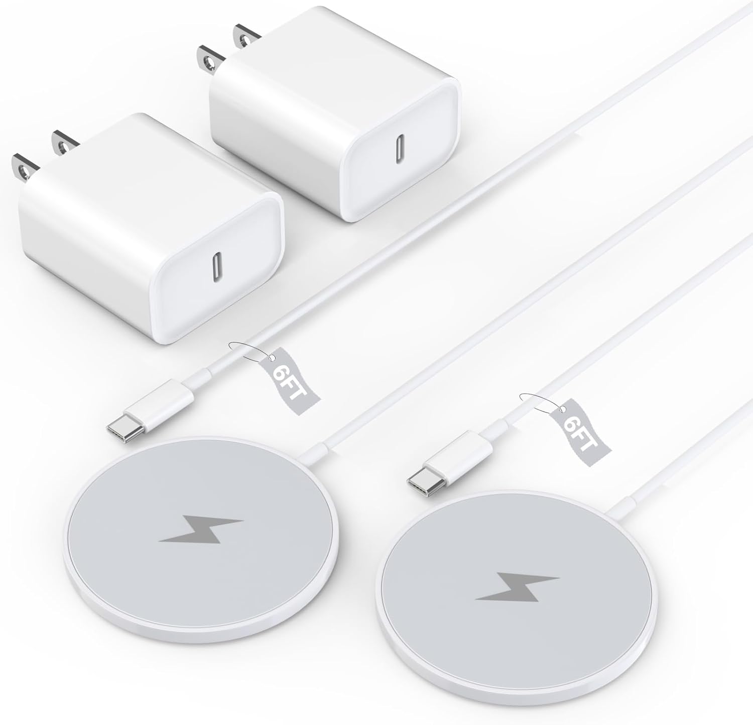 NUINNO Fast Magnetic Wireless Charger Duo