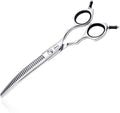 HASHIMOTO Curved Chunkers Shears 7.0 in - 65% Thinning Rate for Pets