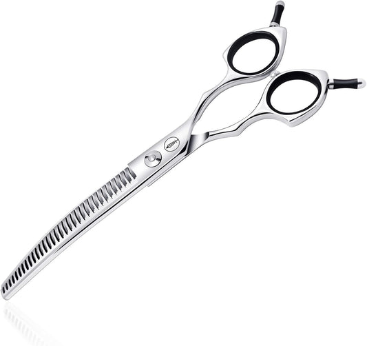 HASHIMOTO Curved Chunkers Shears for Effortless Pet Grooming