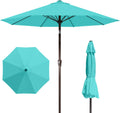 9FT Patio Umbrella with Fiberglass Ribs - Durable UV Waterproof Shade