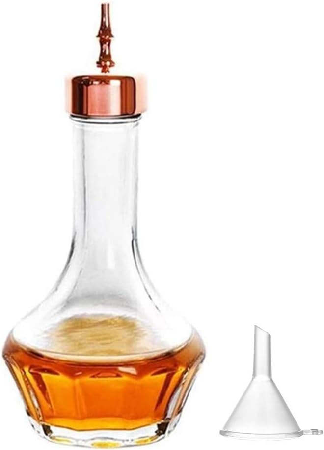 Professional 50ml Bitters Bottle for Craft Cocktails, Copper