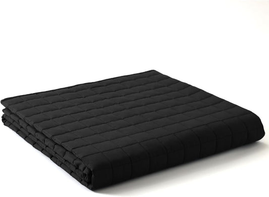 YnM 12lbs Weighted Blanket for Adults with Cooling Glass Beads