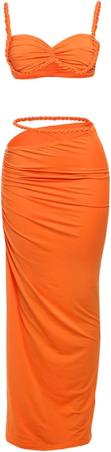 Women's Two Piece Skirt Sets for Summer Beach Nights Out