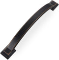 10 Pack 5 Inch Cabinet Pulls Oil Rubbed Bronze - Solid Zinc Handles