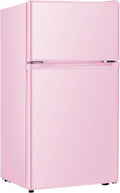 Mini Fridge With Freezer 3.2 Cu.Ft Compact Refrigerator - Two Doors