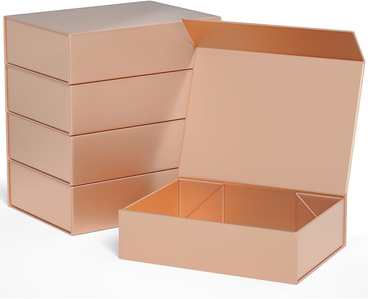 ROSTELACK Gift Boxes 11.9in x 8.5in x 3.3in for Presents