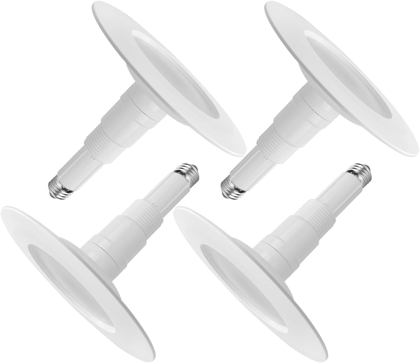 Jolux 4-Pack 5/6in Retrofit LED Recessed Lighting for Home
