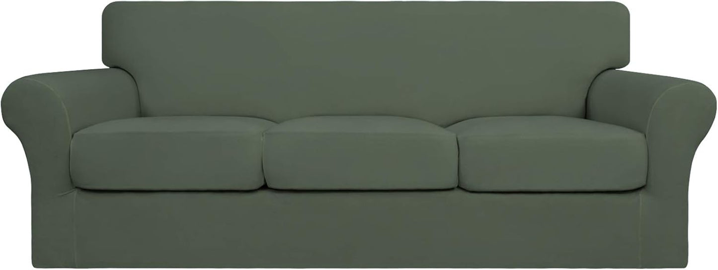 Stretch Soft Couch Cover for Dogs - Washable Sofa Slipcover