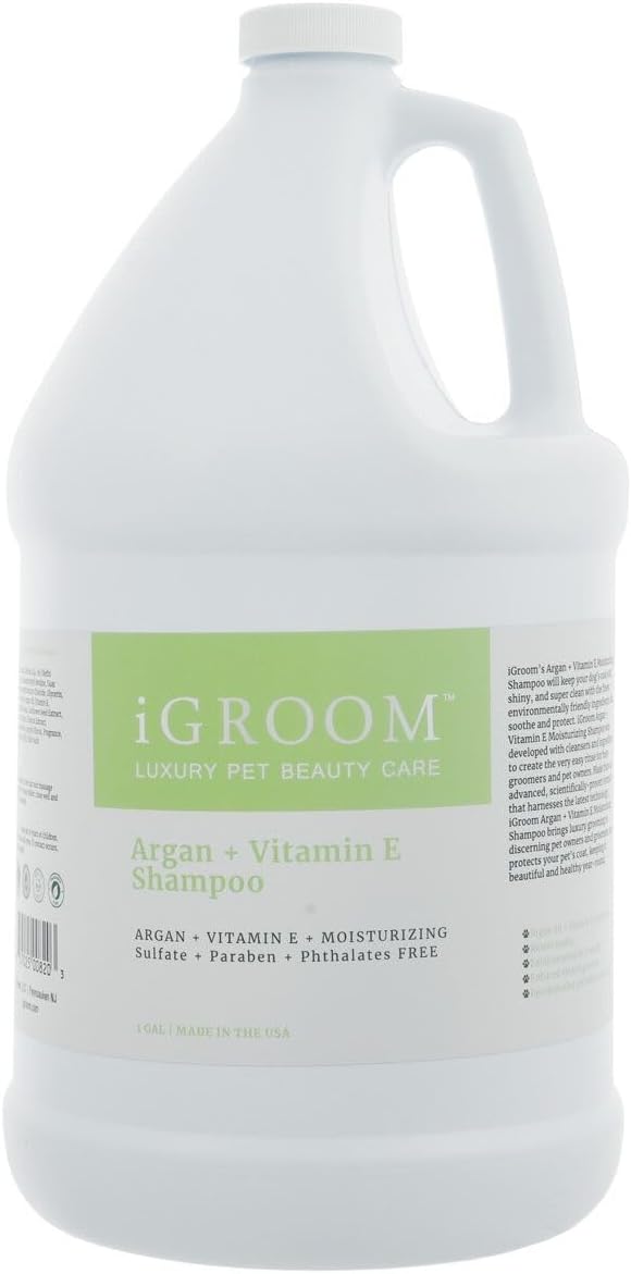 iGroom Argan+Vitamin E Dog Shampoo for Professional Grooming