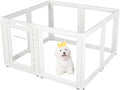 Clear Acrylic Dog Playpen - Easy Assemble Clear Dog Play Pen