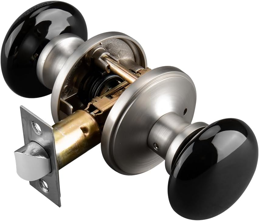 NCL Black Door Knobs for Interior Doors - Stylish and Durable