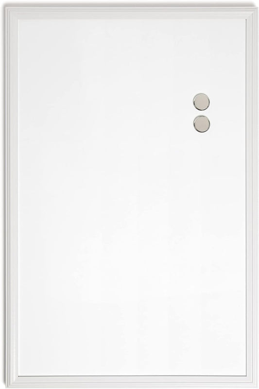 Farmhouse Dry Erase Board with White Frame for Office Use