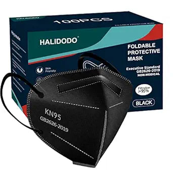 KN95 Face Mask 100 Packs Individually Wrapped 5-Ply Safety