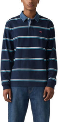 Levi's Mens Classic Long Sleeve Rugby Shirt - Heavyweight Knit Comfort