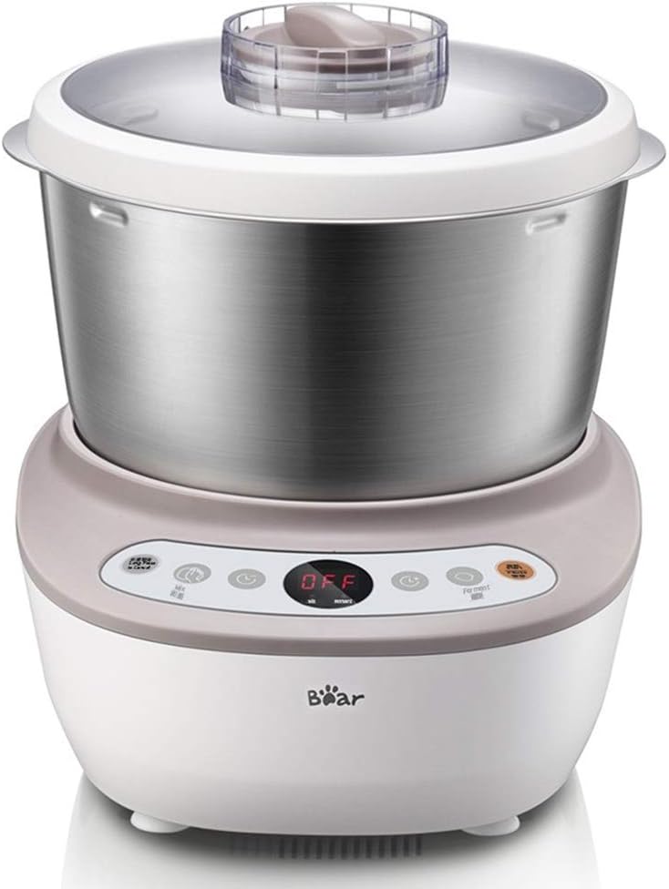 Effortless Dough Making: Bear 4.5Qt Stainless Steel Dough Maker