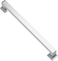 Polished Chrome Cabinet Pulls 10 Pack 6-1/4 in Hole Centers - Solid