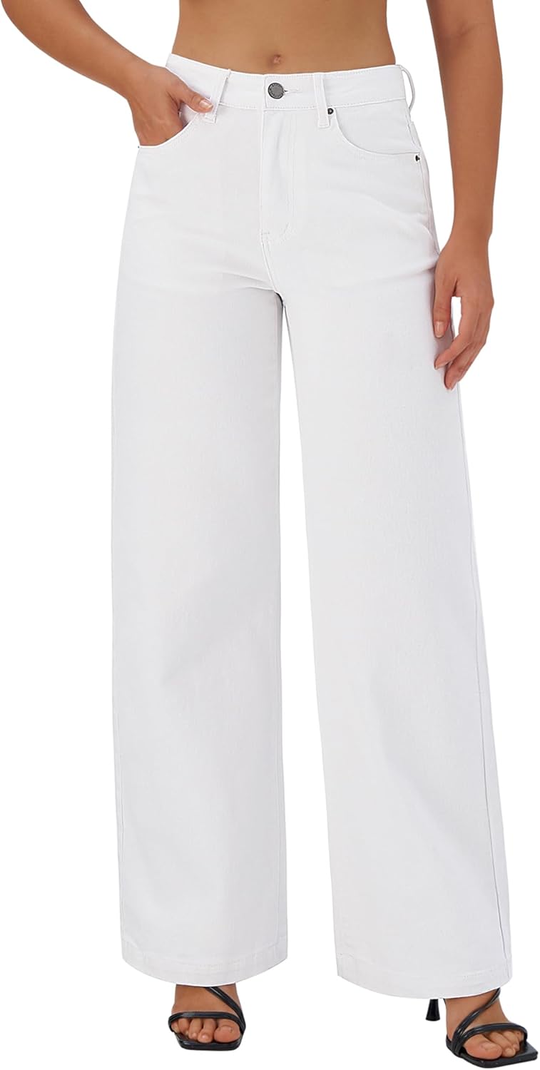 Roswear Women's Wide Leg Jeans for Stylish Comfort and Fit