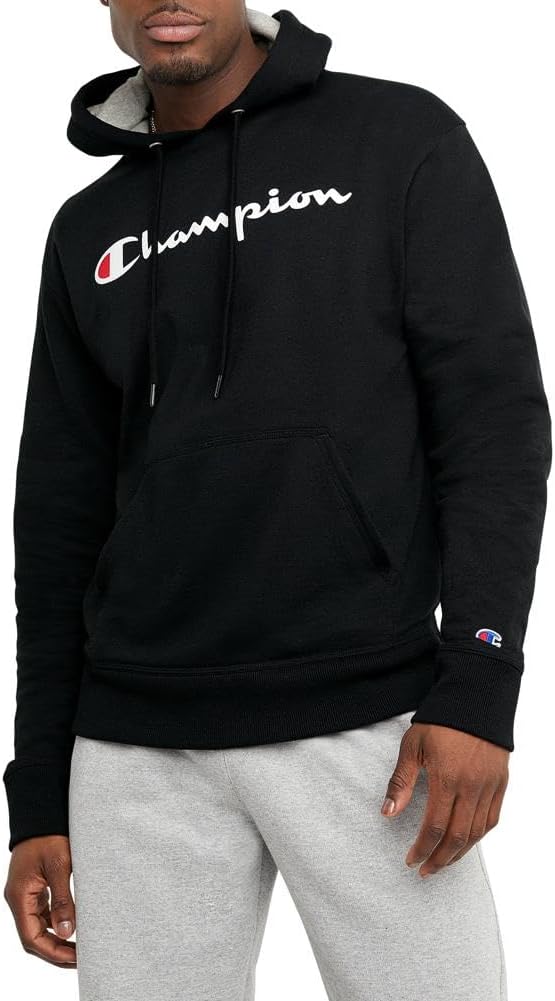 Champion Powerblend Hoodie with Script Logo