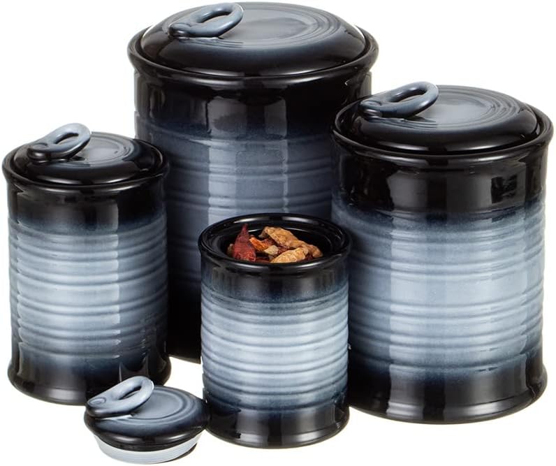 Nihow Ceramic Food Storage Jar Sets for Kitchen Organization