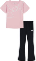 Under Armour Baby Girls Outfit with Terrazzo Leopard Heart Style