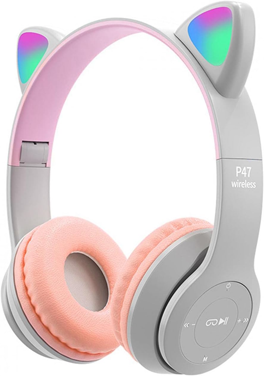 Yuhoo Cat Ear Bluetooth Headphones for Fun Gaming