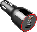 120W USB C Car Charger - 3-Port PD 100W Fast Car Adapter
