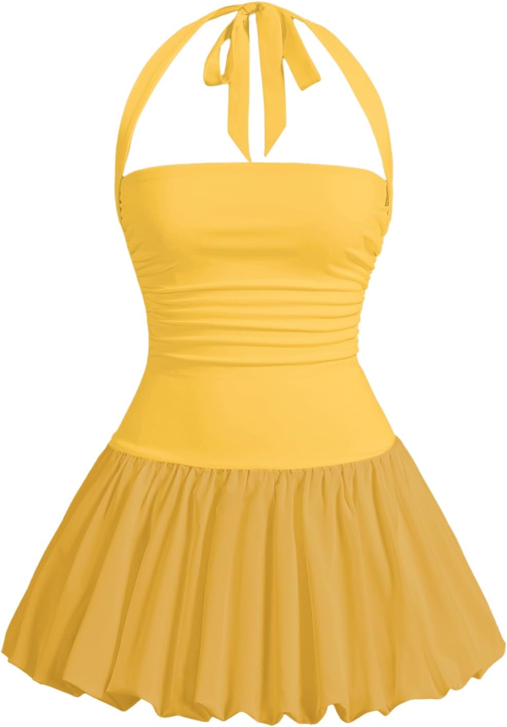 SOLY HUX Women's Bubble Mini Dress for Parties and Graduations
