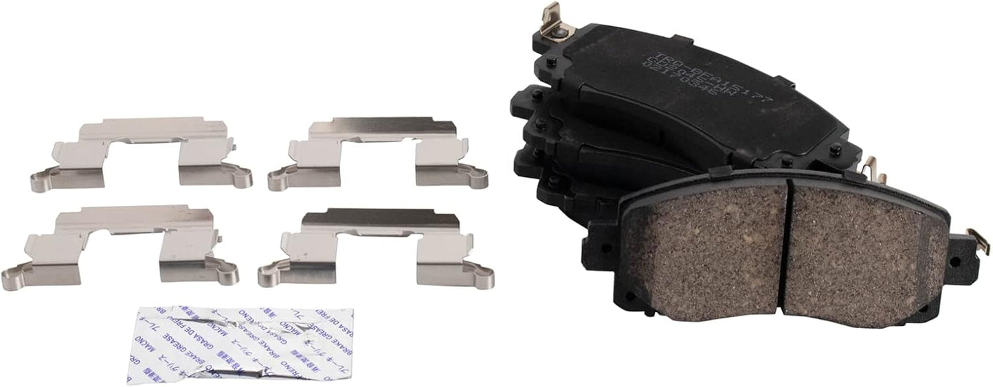 TRQ Front Brake Pads Ceramic for Subaru Crosstrek and More