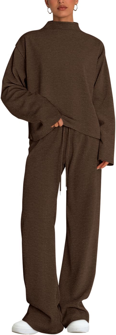 PRETTYGARDEN Women Fall Sweatsuits Two Piece Sets for Style