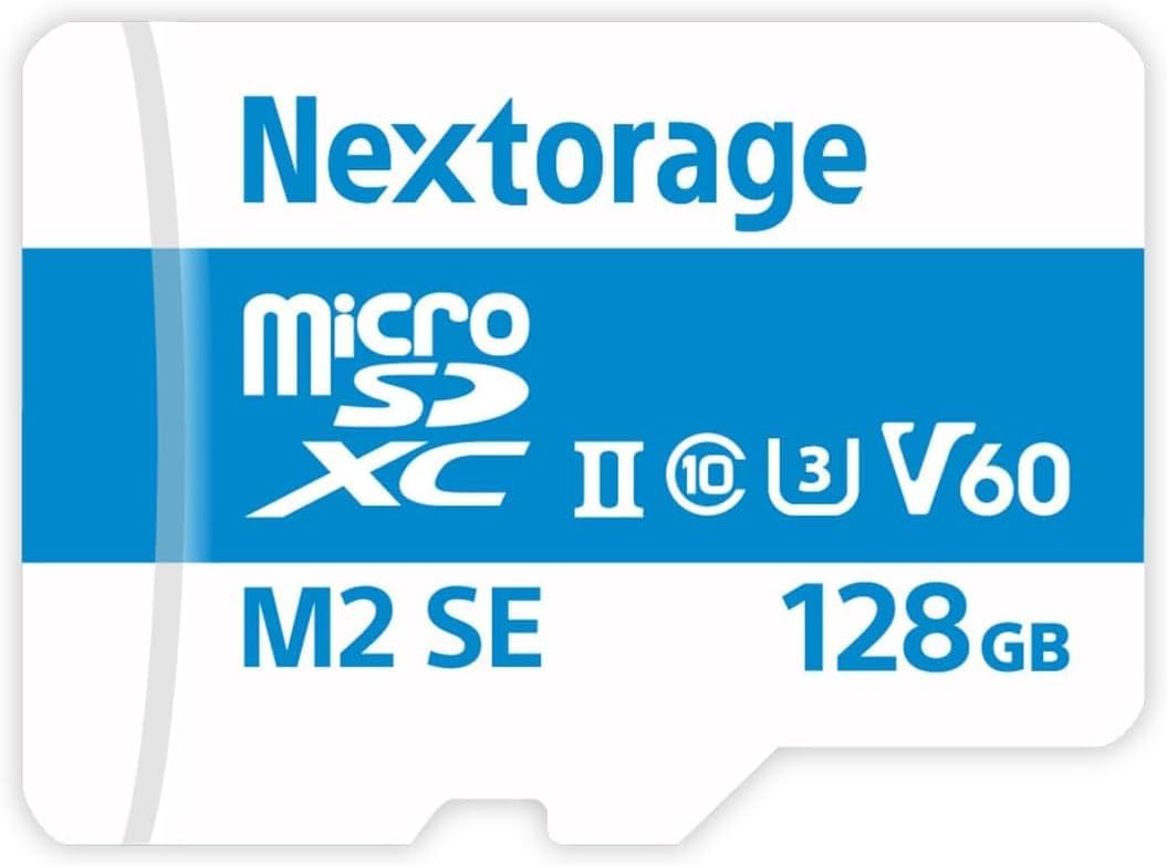 Nextorage UHS-II Micro SD Card 128GB for High-Speed Storage