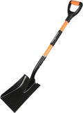 Flat Shovel Heavy Duty Transfer Shovel 41-in Handle - Durable Scoop