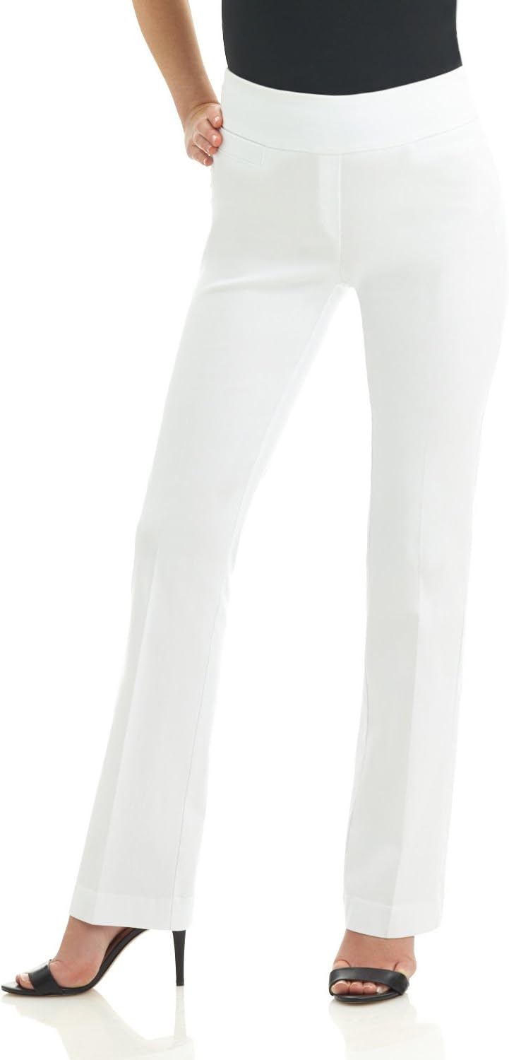 Rekucci Womens Comfort Stretchy Bootcut Office Pants for All Sizes