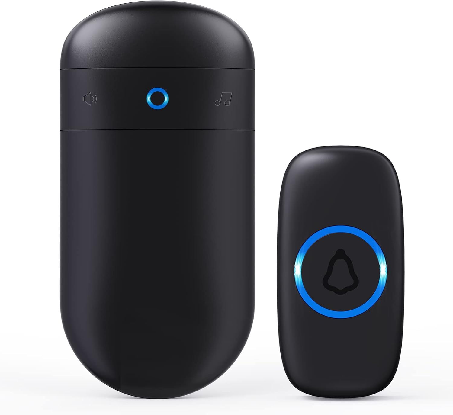 Wireless Doorbell Kit: 52 Chimes, Flash, Waterproof
